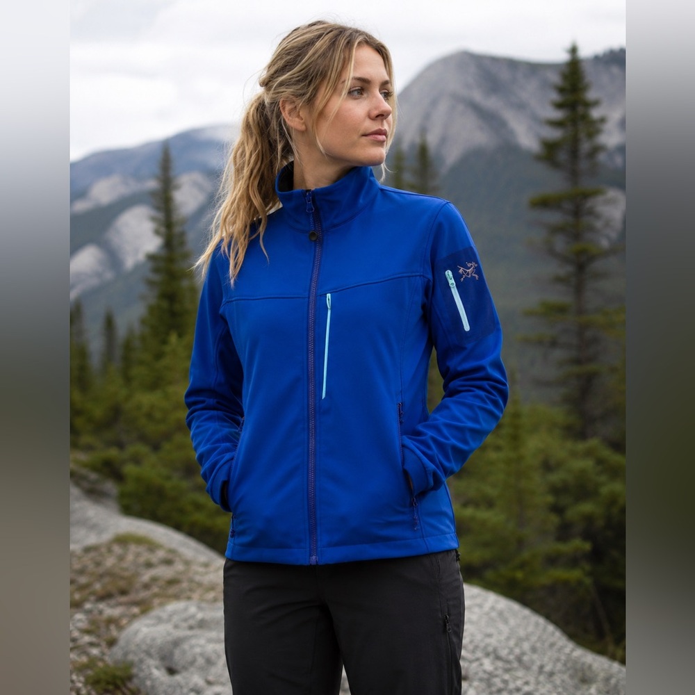 Vintage Arc'teryx Gamma SV Women's L Blue Polartec Softshell Jacket Y2K 12-14
